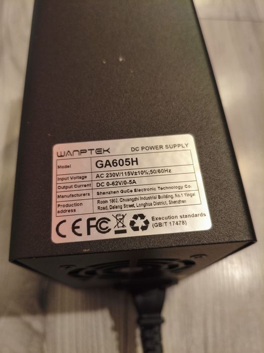 Sursa curent DC Wanptek GA605H