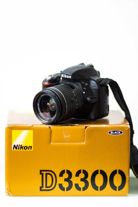Dslr NIKON D3300 + obiectiv original 18-55mm Af-P cu Stabilizare