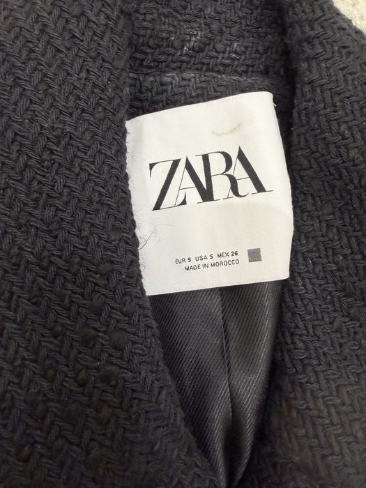 Пальто пиджак твидовый  Zara