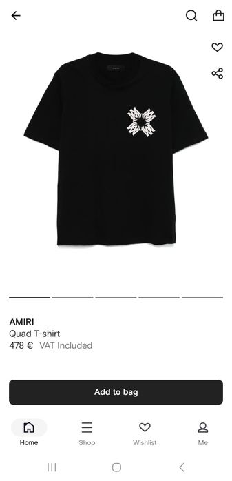 Tricou // tricouri - Amiri