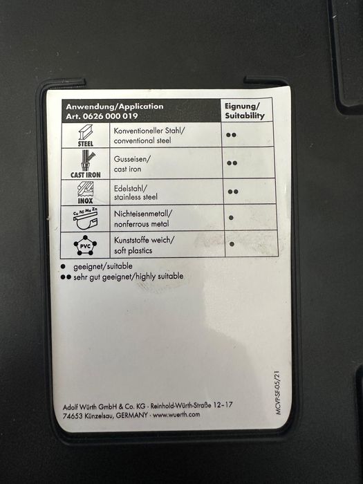 würth din 338 hsco