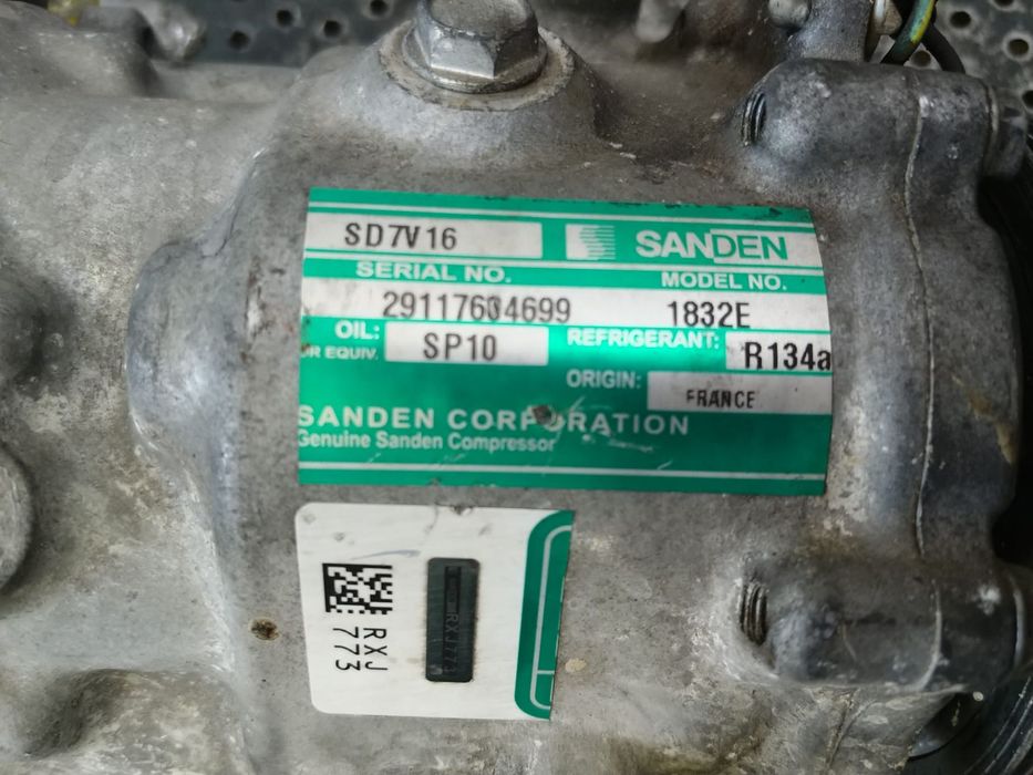 compresor clima ac cyff 2.2 hdi citroen jumper 3  euro 5 sd7v16
