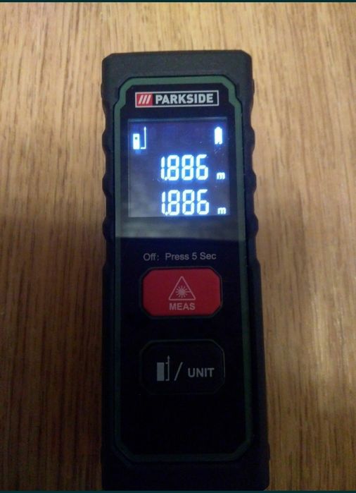 Telemetru/Ruleta Digitala cu Laser Parkside, Masurat Distanta, Nou!