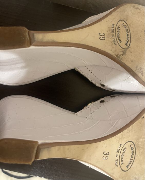 Saboți Patricia Rigotti, eleganți, din piele, mărimea 39