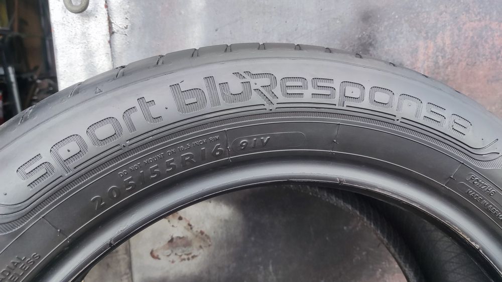 4бр. летни гуми 205/55/16 Dunlop Sport Blue Response 
dot21
6.67mm