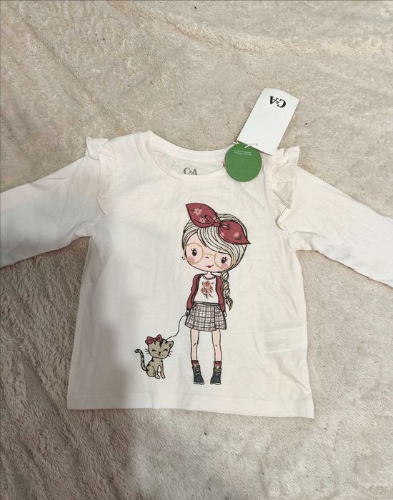 Set frumos, 92/98(bluziță+fusta)