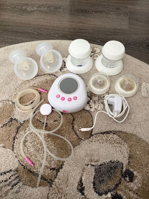 Pompa de san electrica dubla Chicco NaturallyMe, 0% BPA