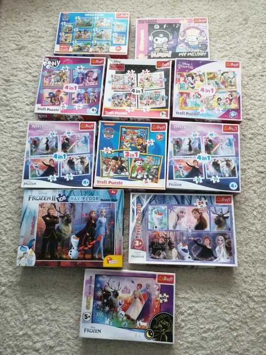 11 x Puzzel-uri pt vârsta de 3-4-5 ani