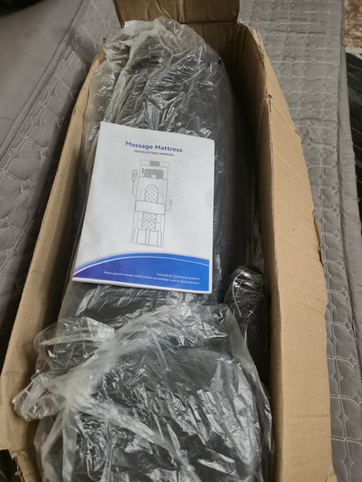 Подвижна !Масажна постелка за цяло тяло с10 вибрационни мотора,