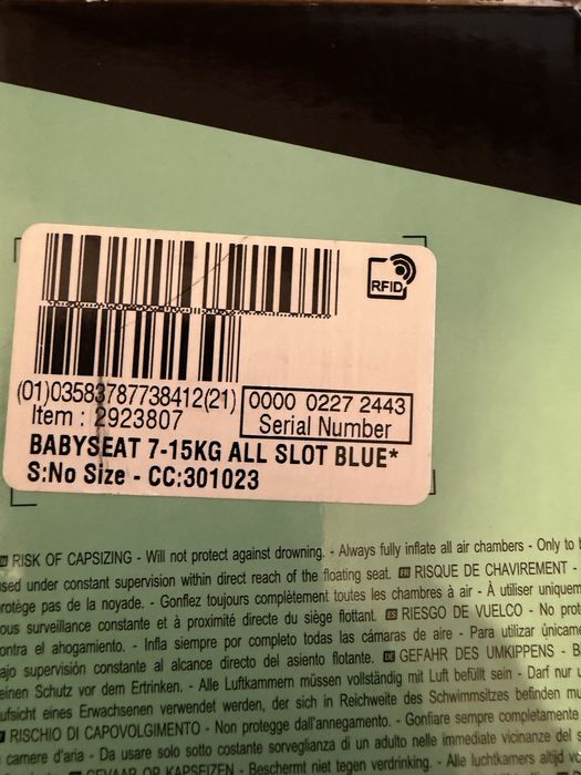 Nabaji BB seat colac bebe nou