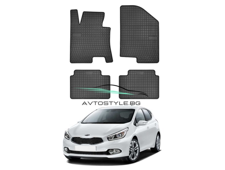 Гумени стелки за Kia Ceed  2012-2018 г., Frogum - El Toro