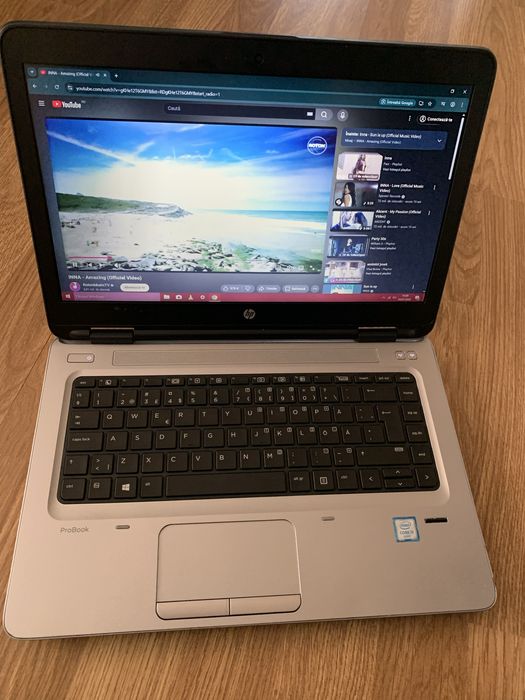 Laptop Hp intel core i5,8gb ram ddr4,Windows 10,ssd 130gb m,baterie ok