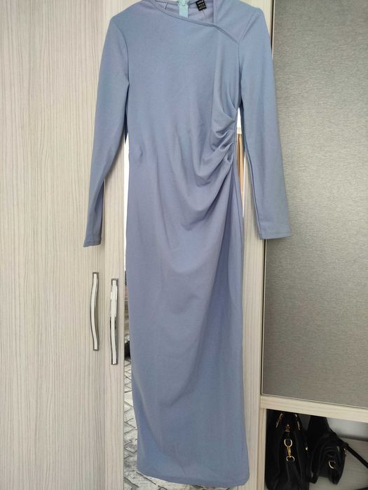 Rochie midi baby blue