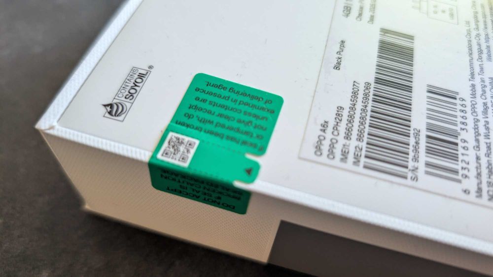 Смартфон OPPO A6x 4G, 4GB, 128GB, Black Purple