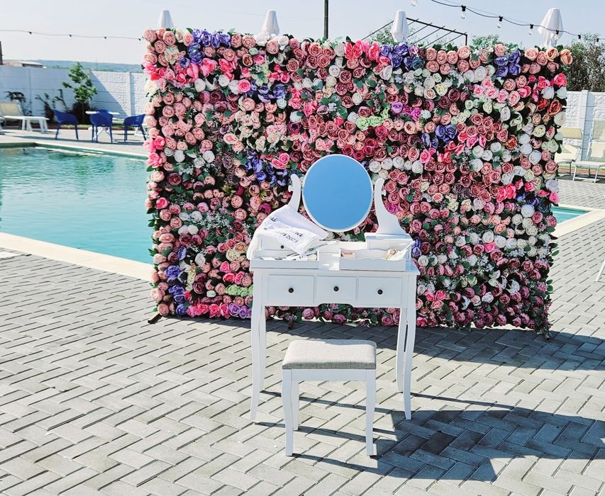 Aranjamente florale evenimente / Masuta mireasa /Panou floral/Arcada/M