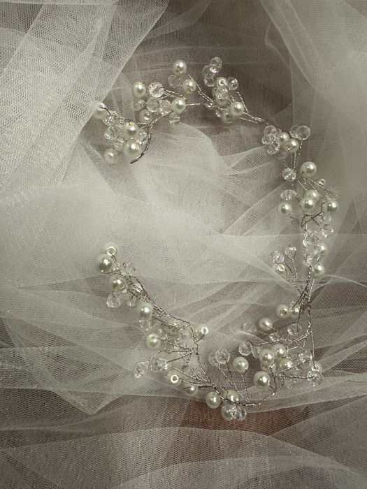 Сватбен аксесоар - бижу за коса