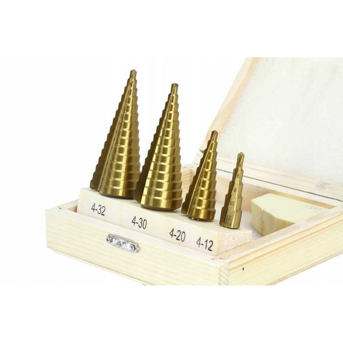 Комплект конусовидни свредла 4 броя