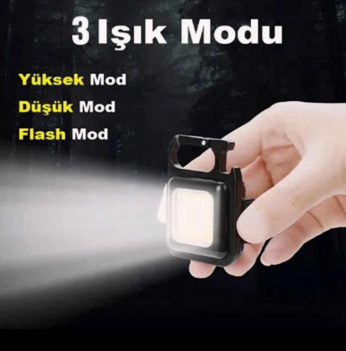 Къмпинг лампа 3в1 Ключодържател Отварачка