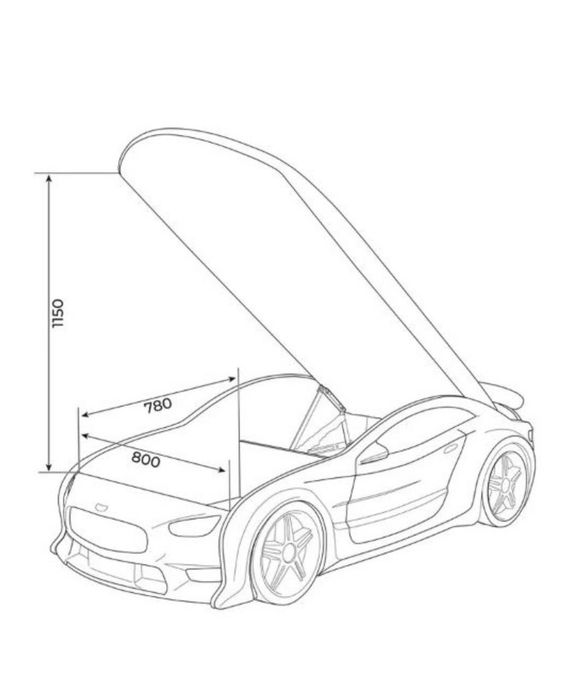 Детская кровать  для мальчика