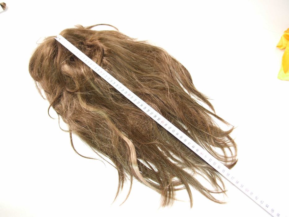 Peruca par lung saten-auriu ca si natural, Made in England, NOUA