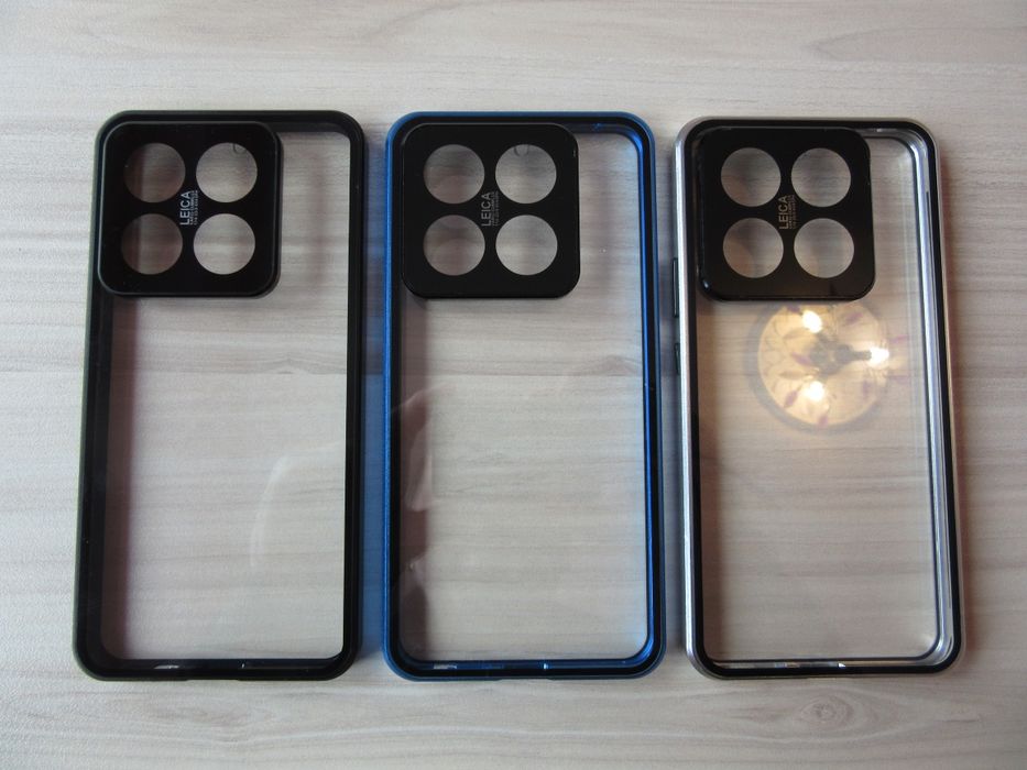 Xiaomi 14T 14T Pro 12 12X / Двоен 360 магнитен кейс с камера протекор