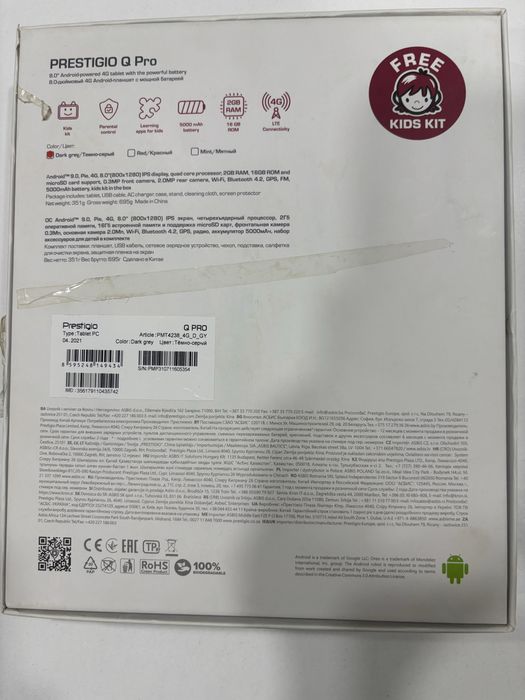 Таблет Prestigio Q PRO PMT4238 4G / Tablet PC
