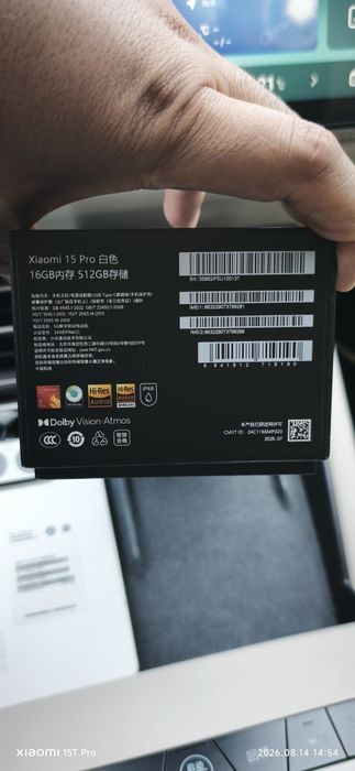 Xiaomi 15 pro new 16 ga 512 gb