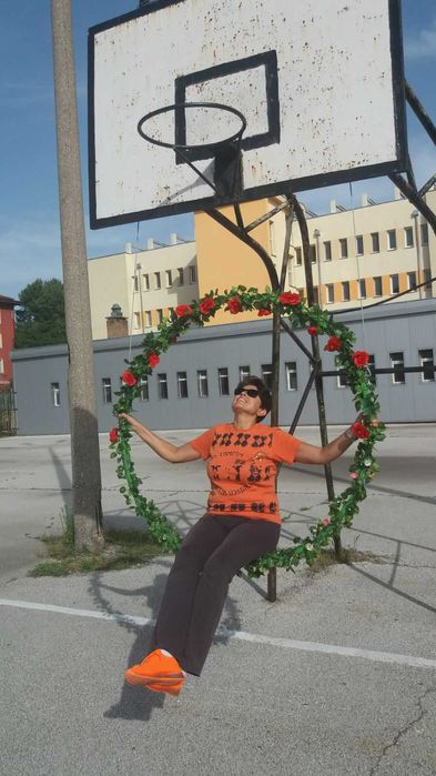 Люлка за градина и веранда, с опция - цветарник