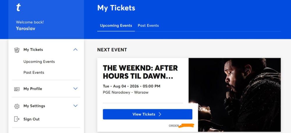 The Weeknd Варшава билеты