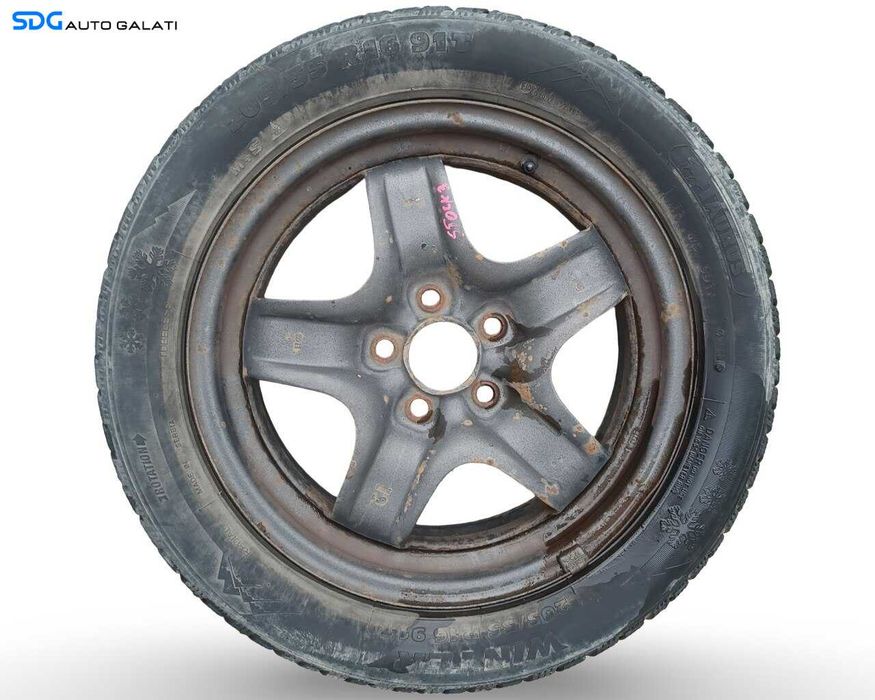 Janta Roata Rezerva Normala Tabla Otel 205 55 16 R16 Ford Tourneo Connect 2013 - 2017 (6 1/2JX16H2 ET47.5) [JNT0025]