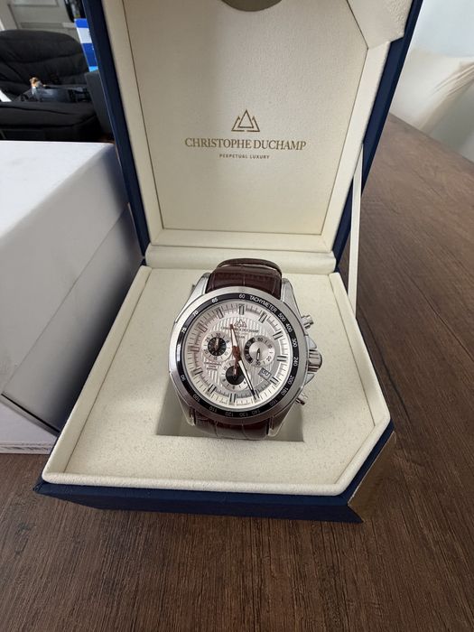 Christophe Duchamp Volcan CD7901-03 – хронограф, сапфир, 44 мм, пълен комплект