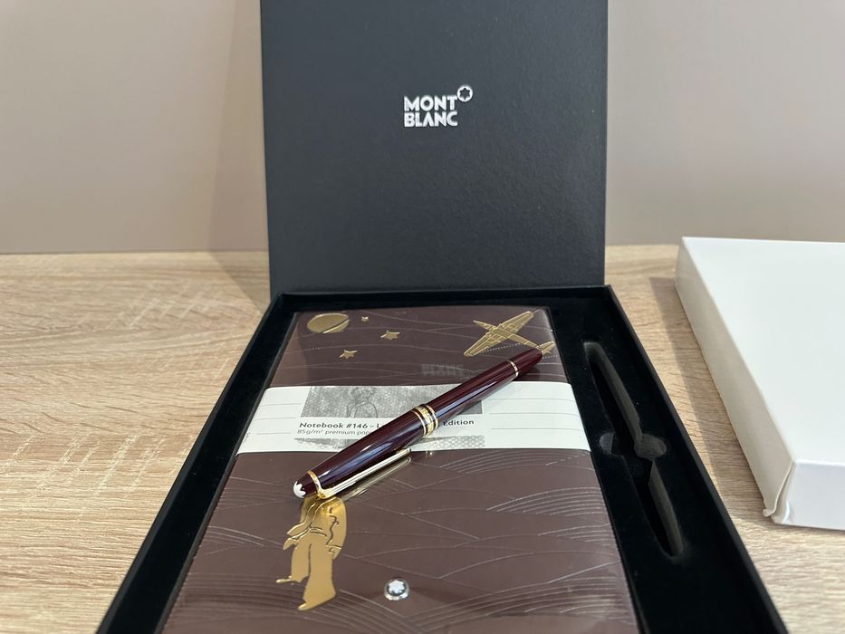 set montblanc agenta si stilou