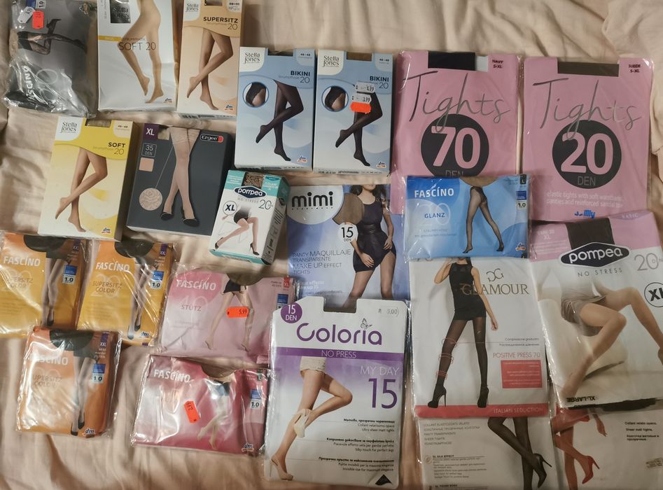 21 чорапогащника и 1 секси чорапи с дантела