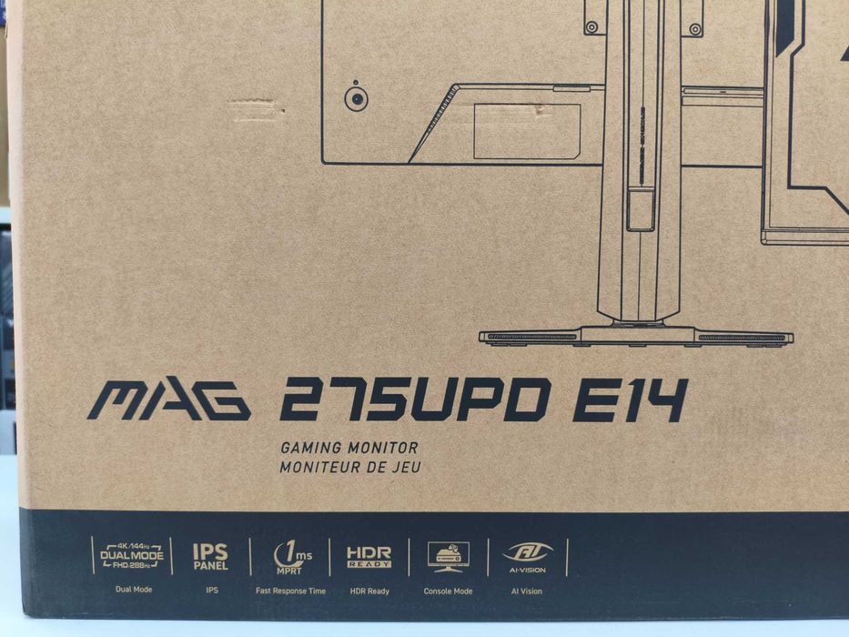 Монитор MSI 27" 4K 144hz E14 Dual Mode 4K/144hz, FHD 288hz