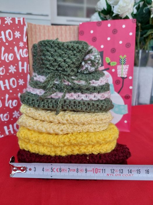НОВИ Ръчно плетени бебешки и детски терлички на СТРАХОТНА ЦЕНА