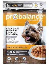 Probalance (Пробаланс) для малых и средних пород, пауч 85 гр