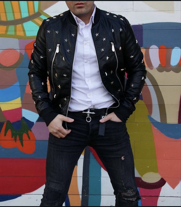 Куртка кожаный для мажорам