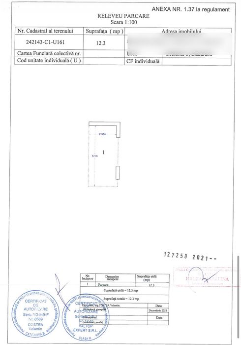 Propietar PF - Vand apartament de 2 camere + Balcon si loc de parcare in garaj suprateran zona Pallady, S3 Bucuresti