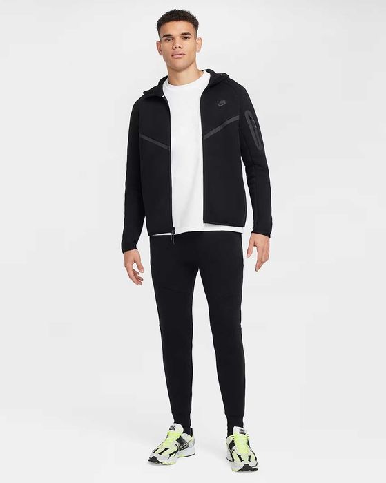 Nike Tech Fleece Спортен Екип Черен цвят