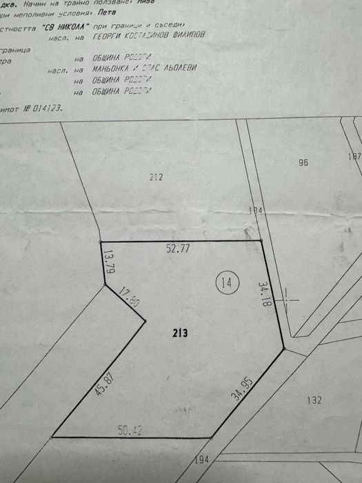 Земеделска земя Белащица/Марково
