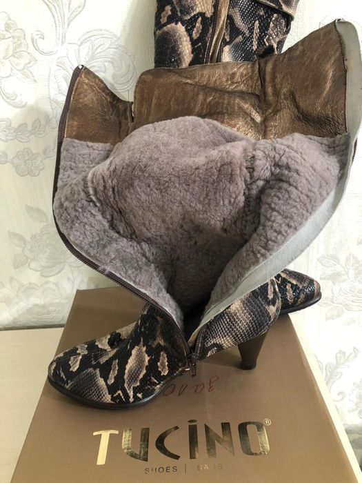 Сапоги зима кожа, размер 35-36