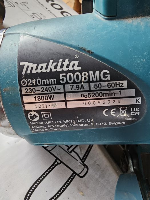 Circular makita magnesium 1800w