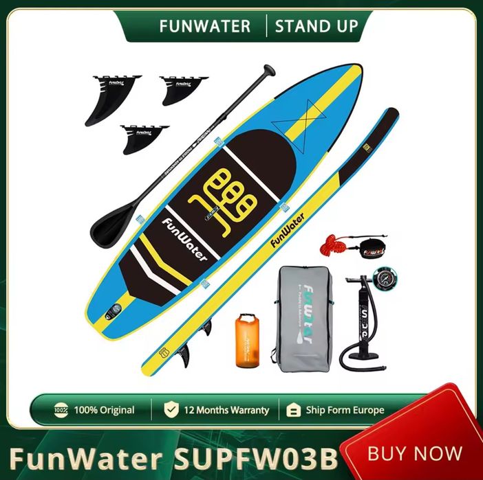 Падълборд FunWater 2025 Paddle Board SUP