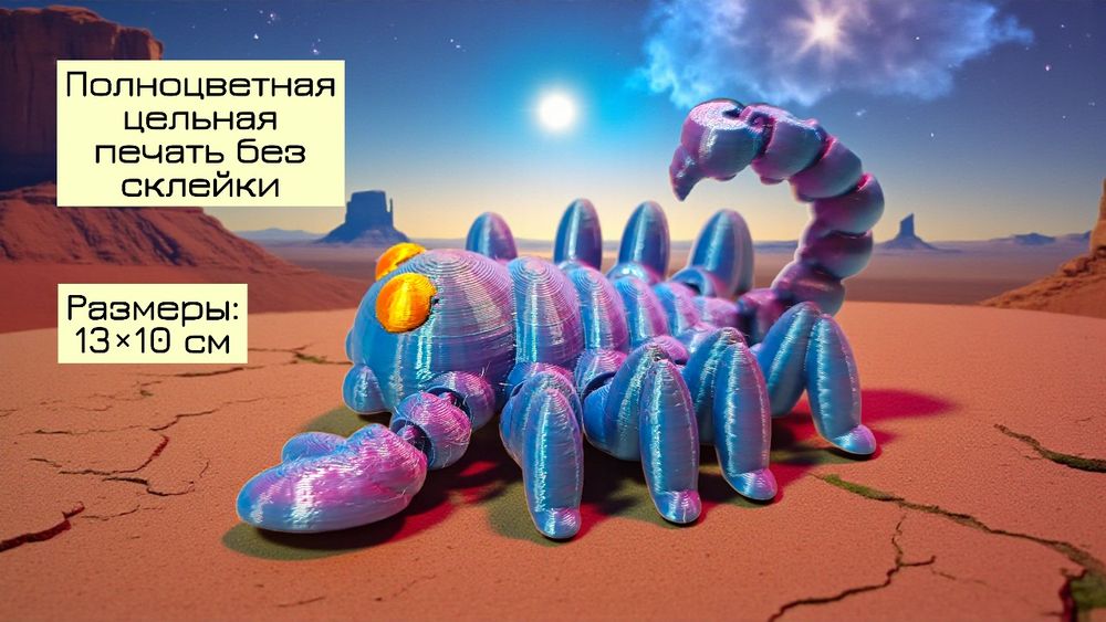 3д игрушка Скорпион