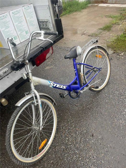 Велосипед на ходу новый