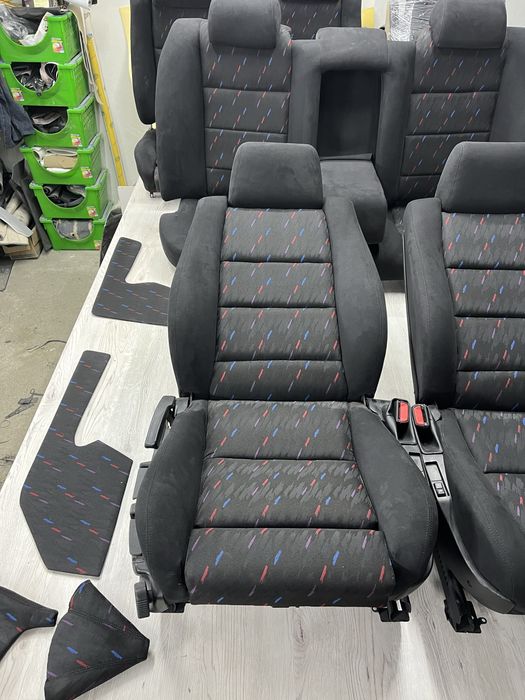 Салон от бмв е34 триколор амаретта