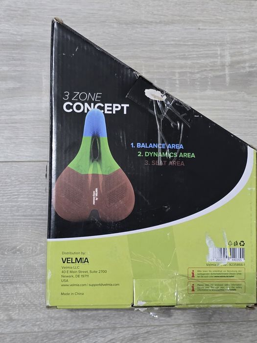 Șa bicicletă confortabilă VELMIA City – ergonomică, impermeabilă