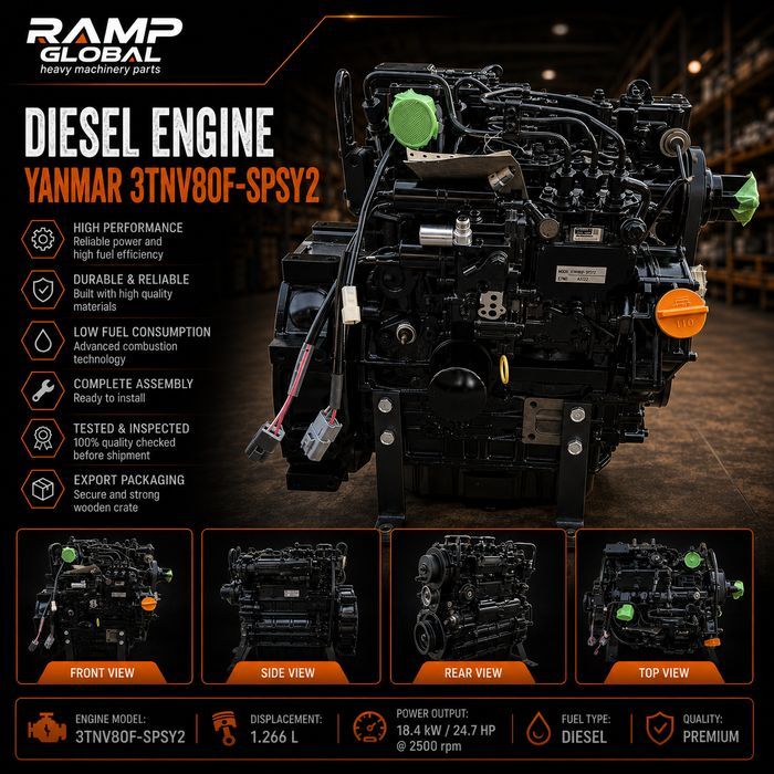 Двигатель Yanmar 3TNV80F-SPSY2