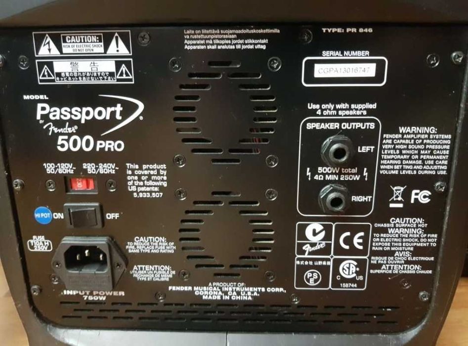 Fender Passport 500 Pro