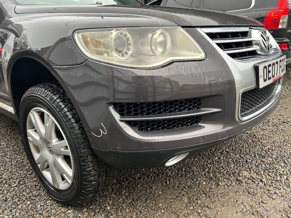 Bara fata Volkswagen Touareg 7L facelift 2007 - 2011 GREY LR7M (1417) model fara ...